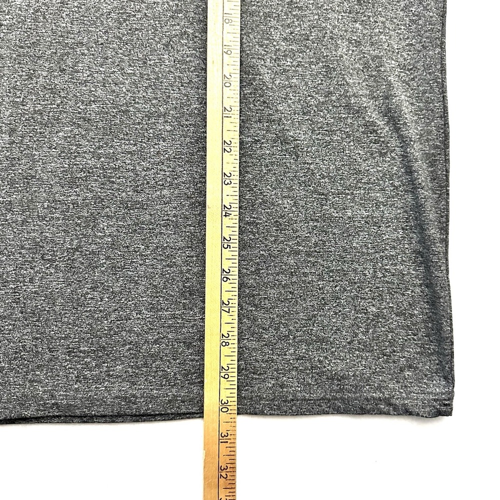 01.ALGO Mens Xl Performance Long Sleeve Shirt Gray SPF 40 Quick Dry Anti Odor - Picture 4 of 7